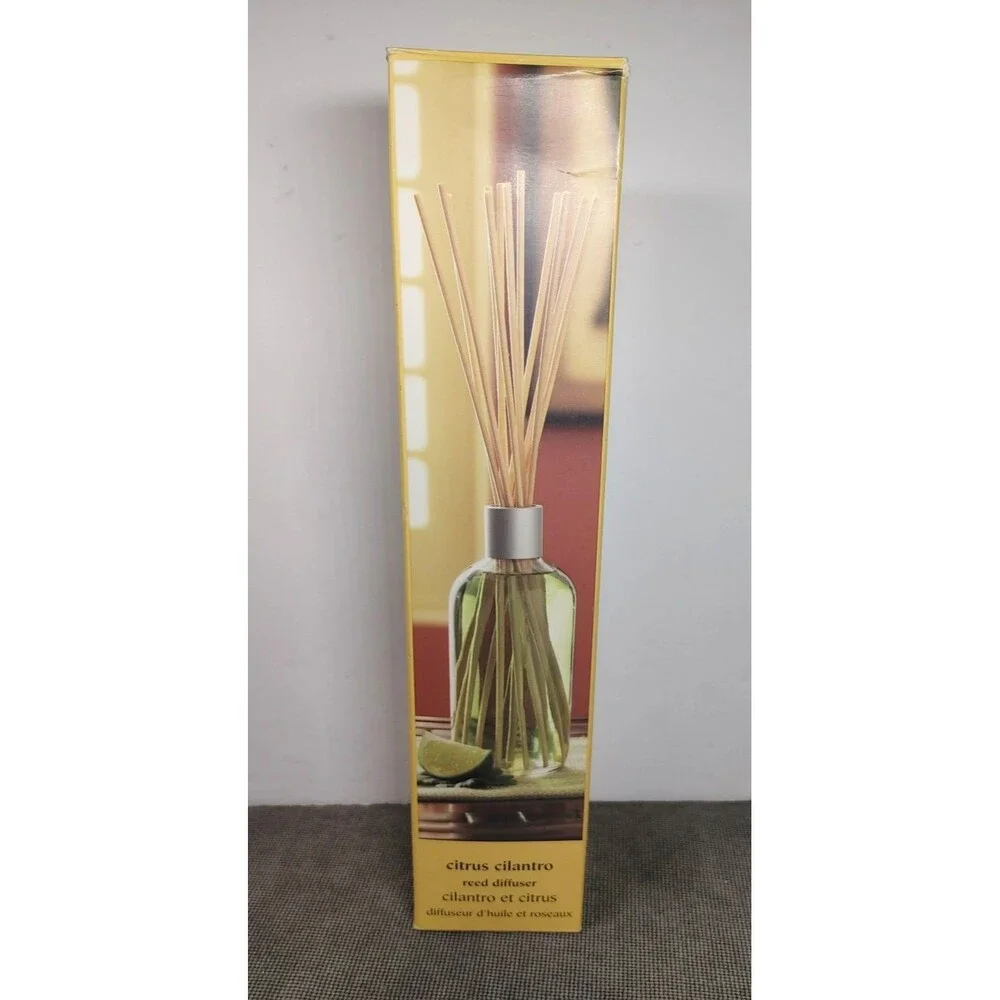 New Pier 1 Citrus Cilantro Reed Diffuser 8 oz New in Open Box *Discontinued USA